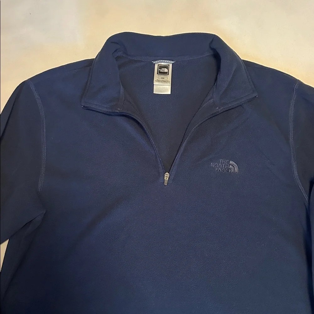The North Face TK 100 Dark Blue Fleece Shirt. Worn One Time